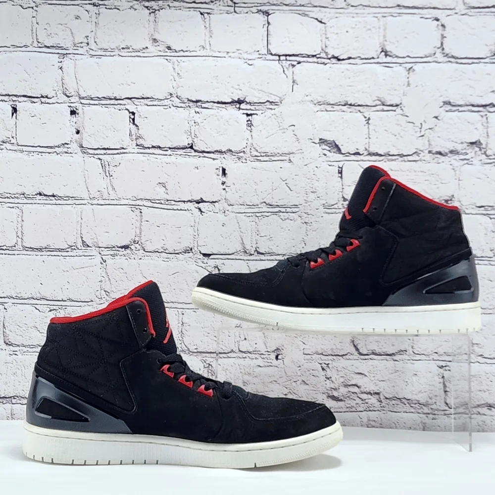AIR JORDAN 1 FLIGHT 3 – Sneaker, 2014, black/red, size 12